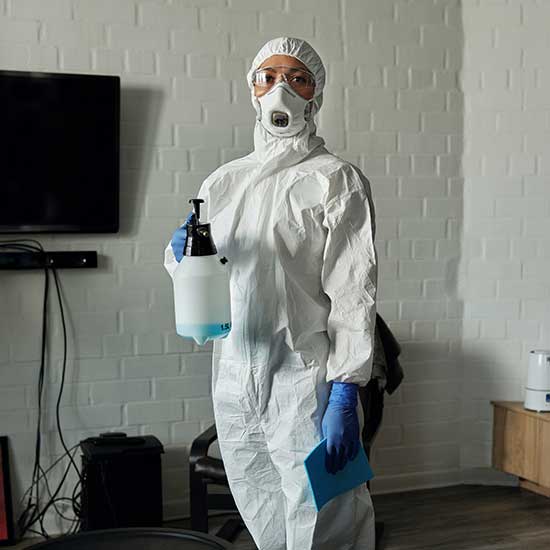 Professional cleaning lady providing top-quality residential and commercial cleaning services