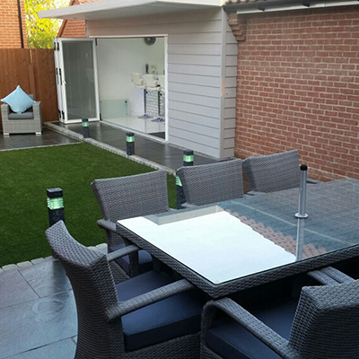 garden bar log cabins