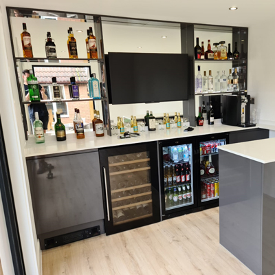 Garden Bar with Seating Area