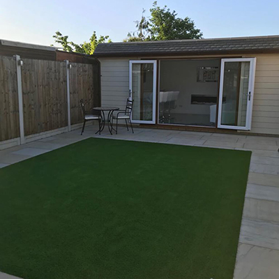 entertainment space with Garden Bar