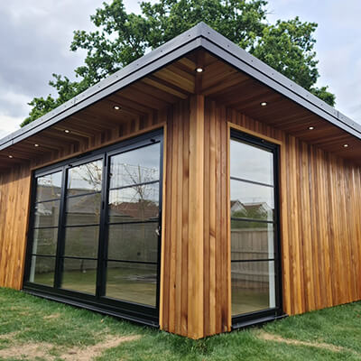wooden garden room