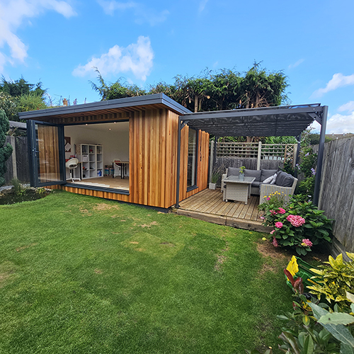 contemporary garden room